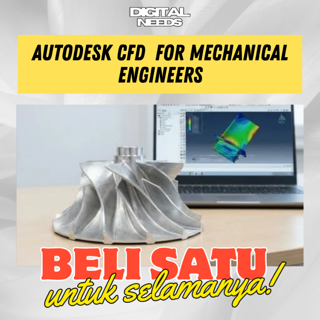 [e-course] Belajar Autodesk CFD for Mechanical Engineers 2026