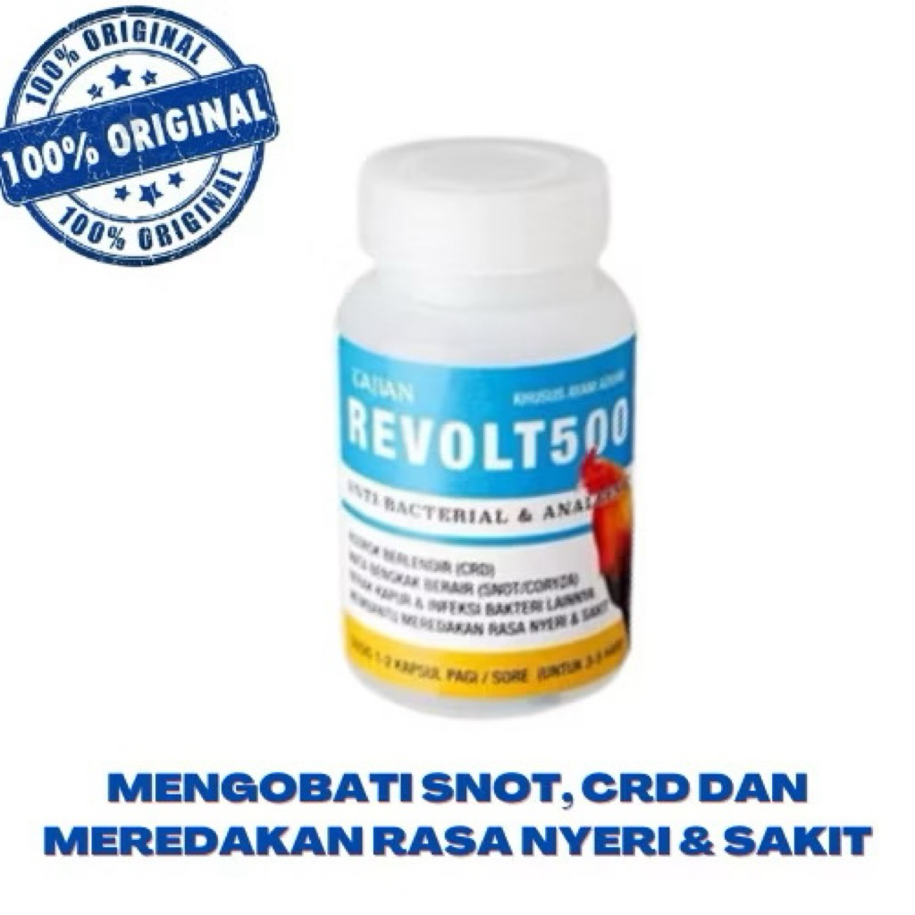 Tajian Revolt500 - obat snot untuk ayam bangkok burung