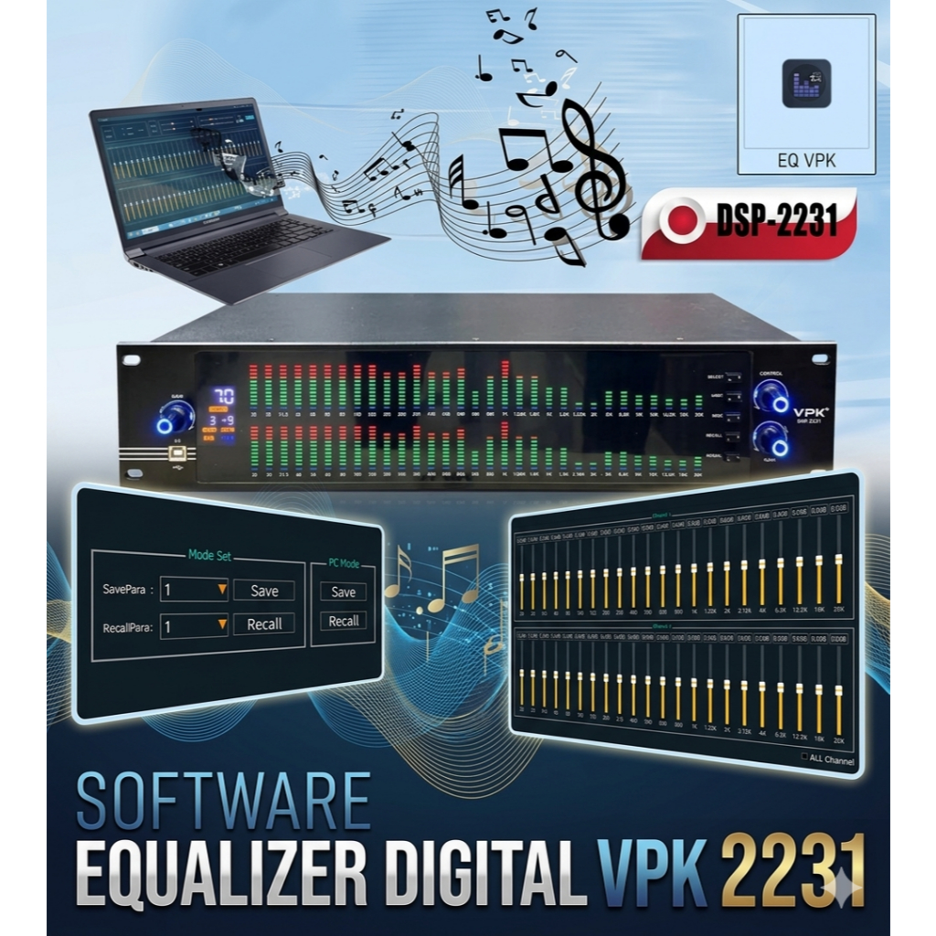 SOFTWARE EQUALIZER DIGITAL VPK 2231