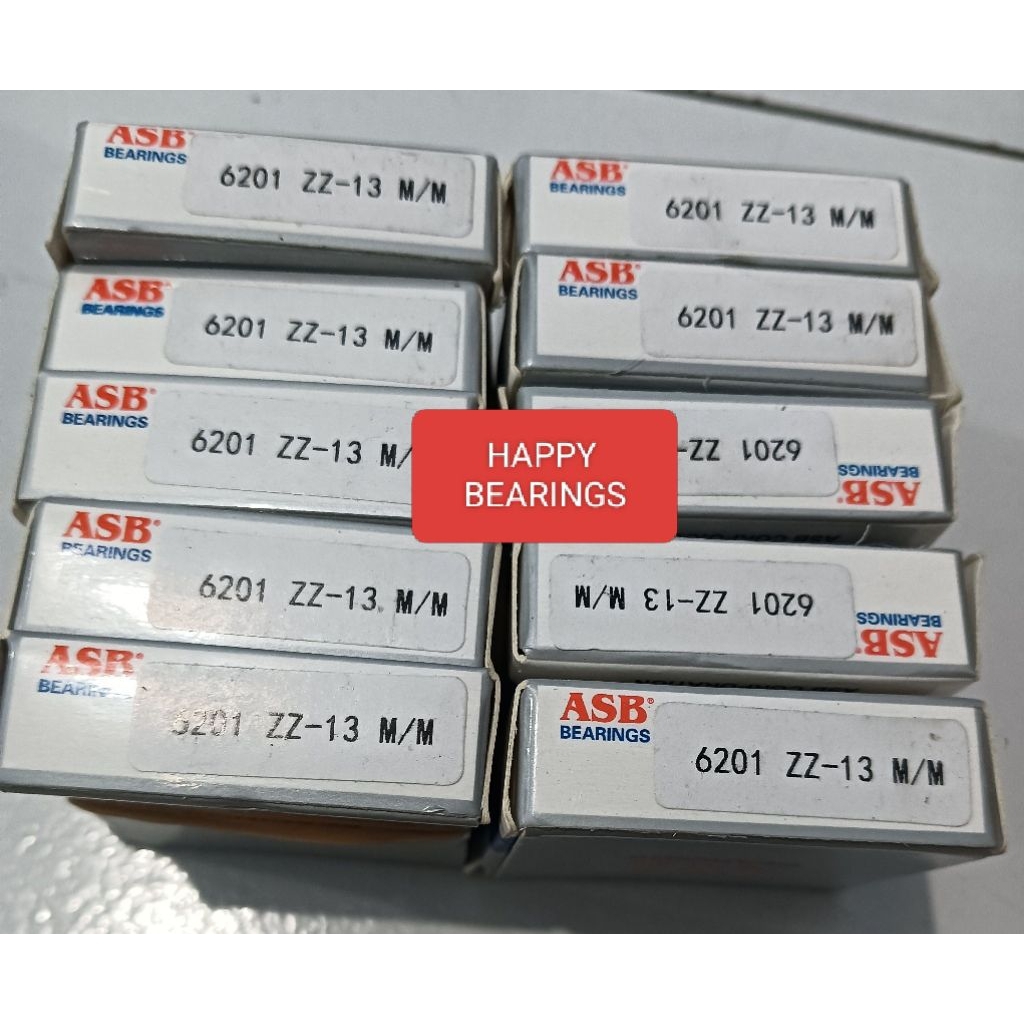 BEARING 6201 ZZ -13mm ASB ASLI