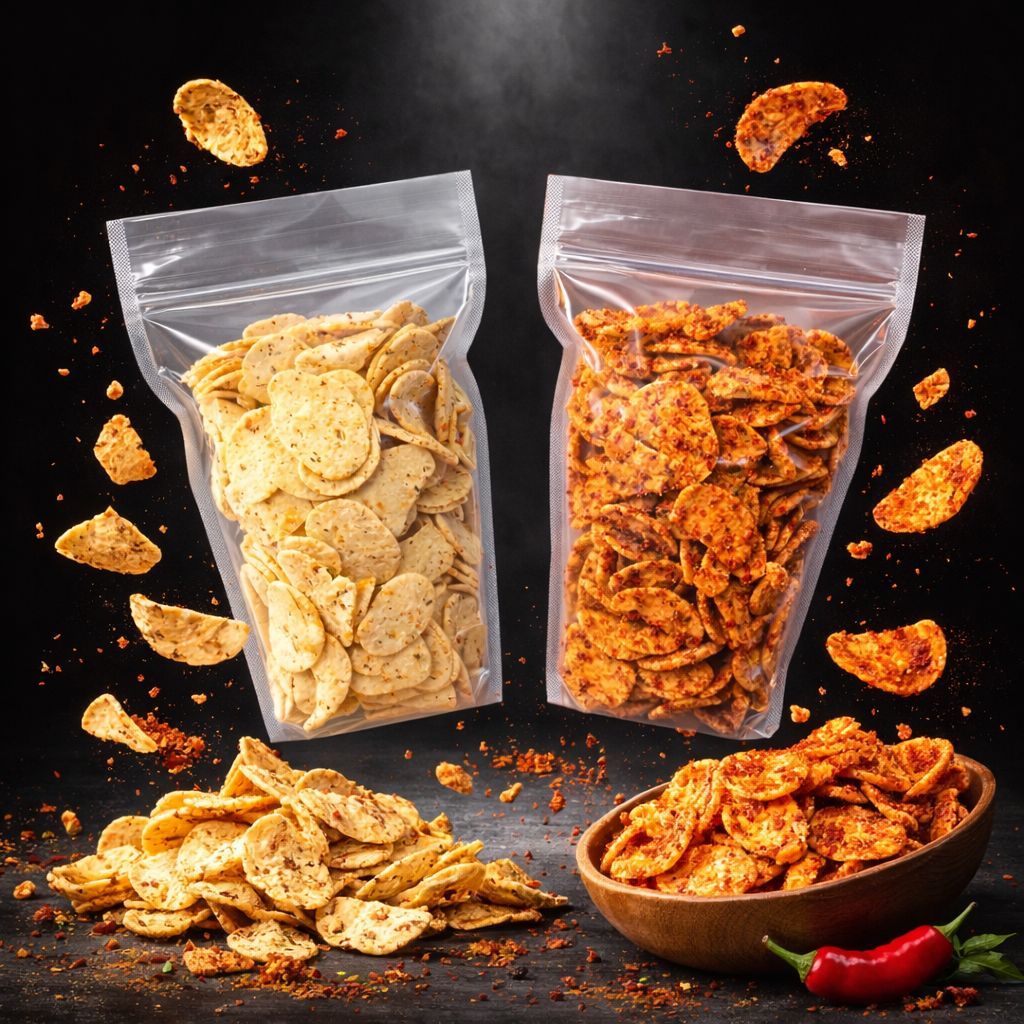 NGEMILYUKK29 - BASRENG BULAT PIPIH 250G - RASA DAUN JERUK & PEDAS KEMASAN BENING