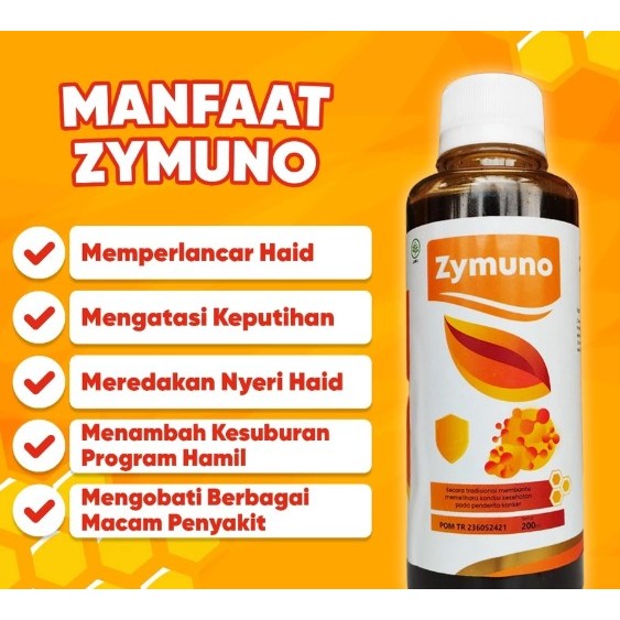 Zymuno Madu Herbal Alami Produk Original