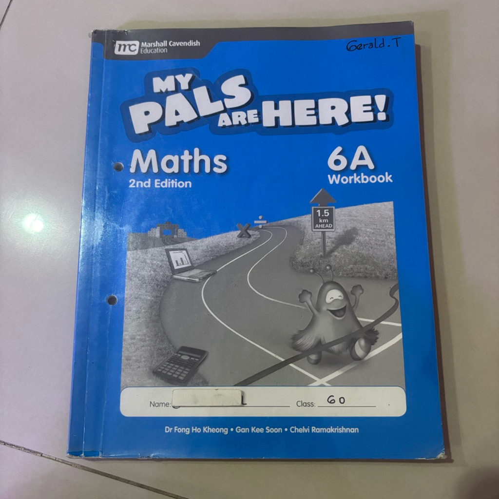 My Pals Math Workbook 2nd Edition 6A 6B Marshall Cavendish Education
