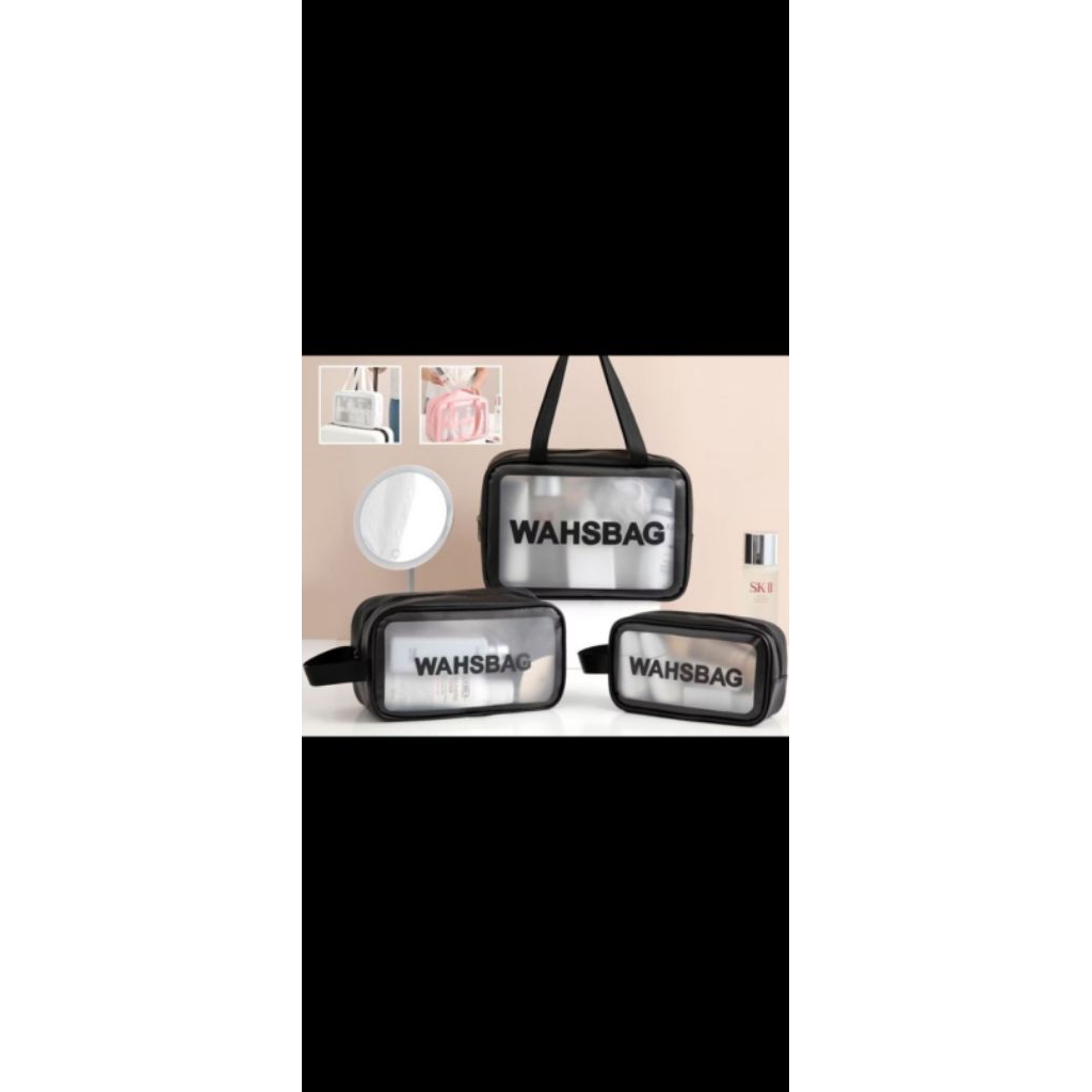 TAS KOSMETIK WASH BAG / POUCH KOSMETIK WANITA TRAVELING
