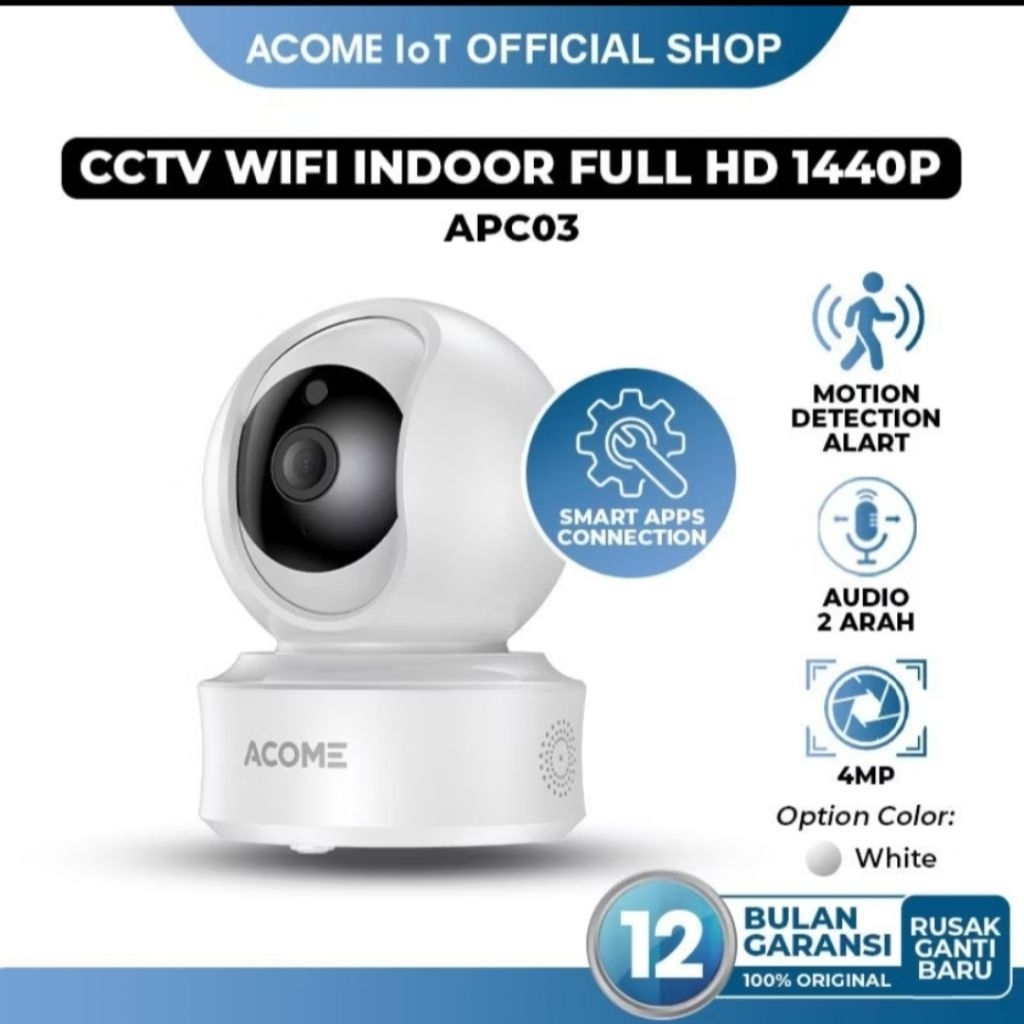 ACOME LOT APC03 CAMERA CCTV WIFI 4MP
