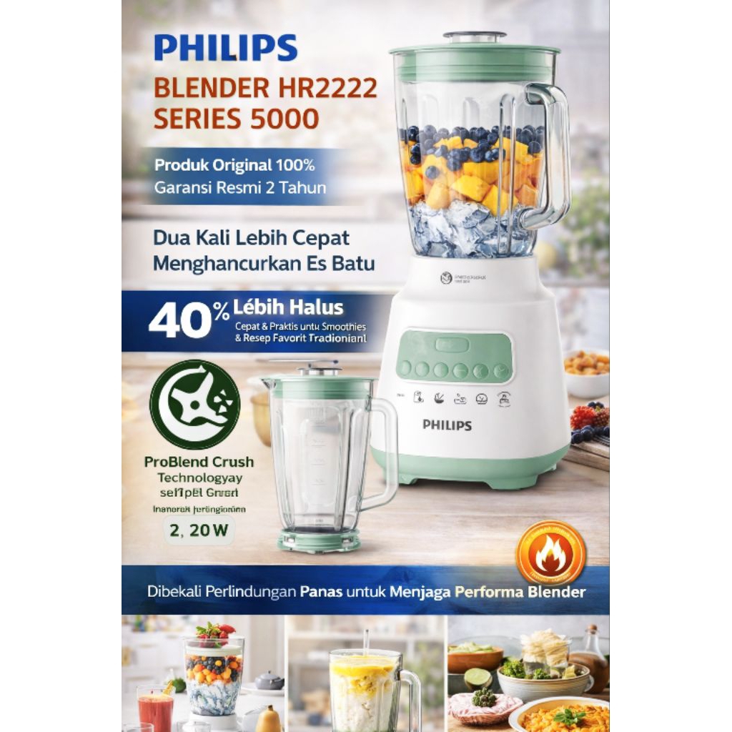 blender Philips KACA HR-2222