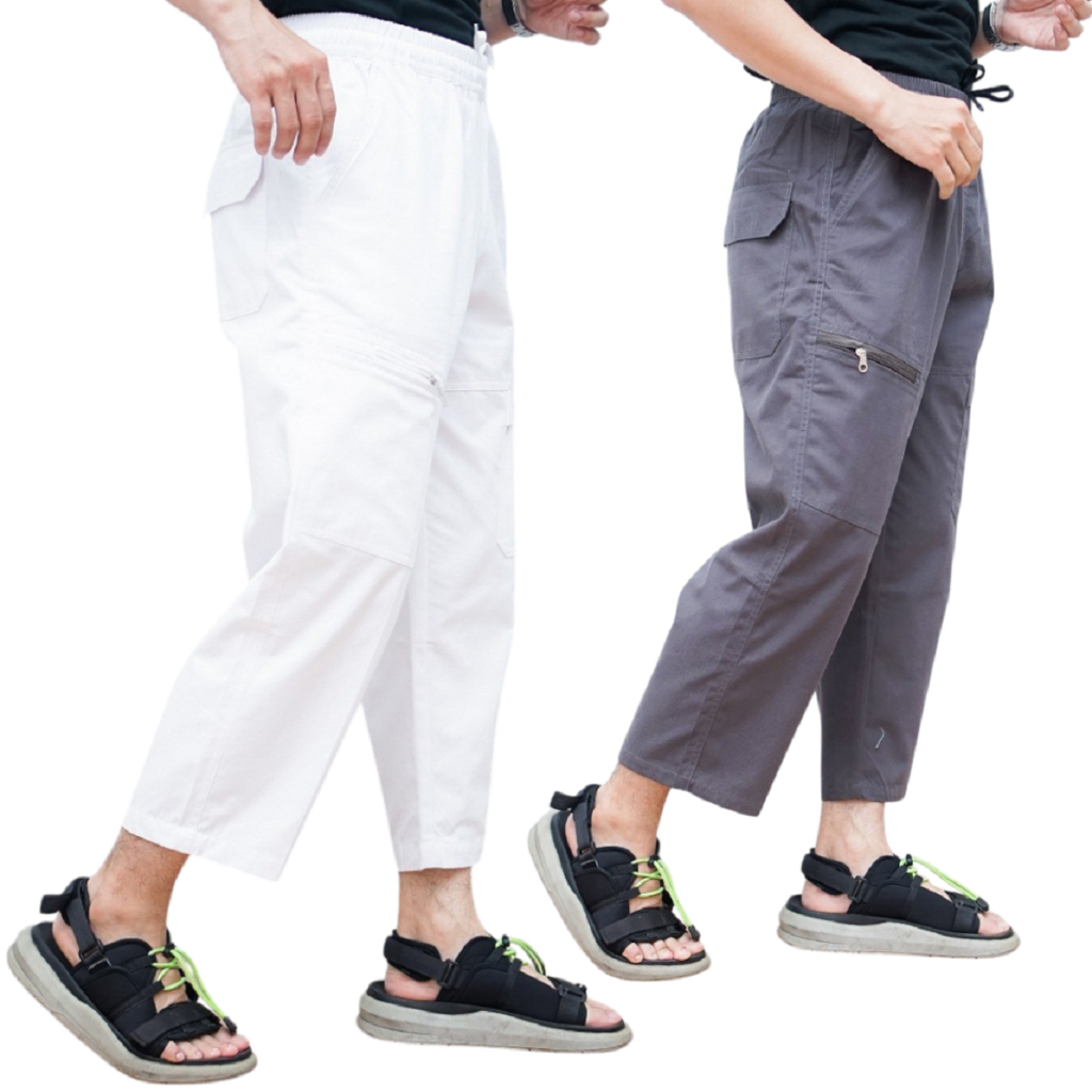 Celana Sirwal Premium Pria Muslim Dewasa ALHAYAT Celana Cingkrang Bahan Baby Canvas Tebal