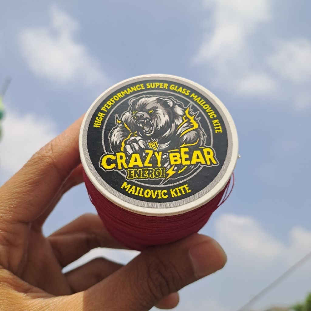 Gelasan Crazy Bear 0.40 Mailovic Kite Original Spesial Jepret Tarik Max Power Energi