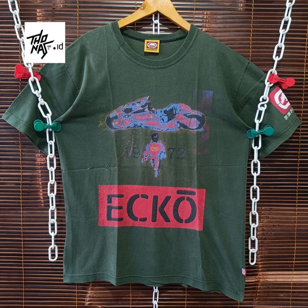 Kaos Rare Vintage Ecko Unltd Akira Design Anime Manga L