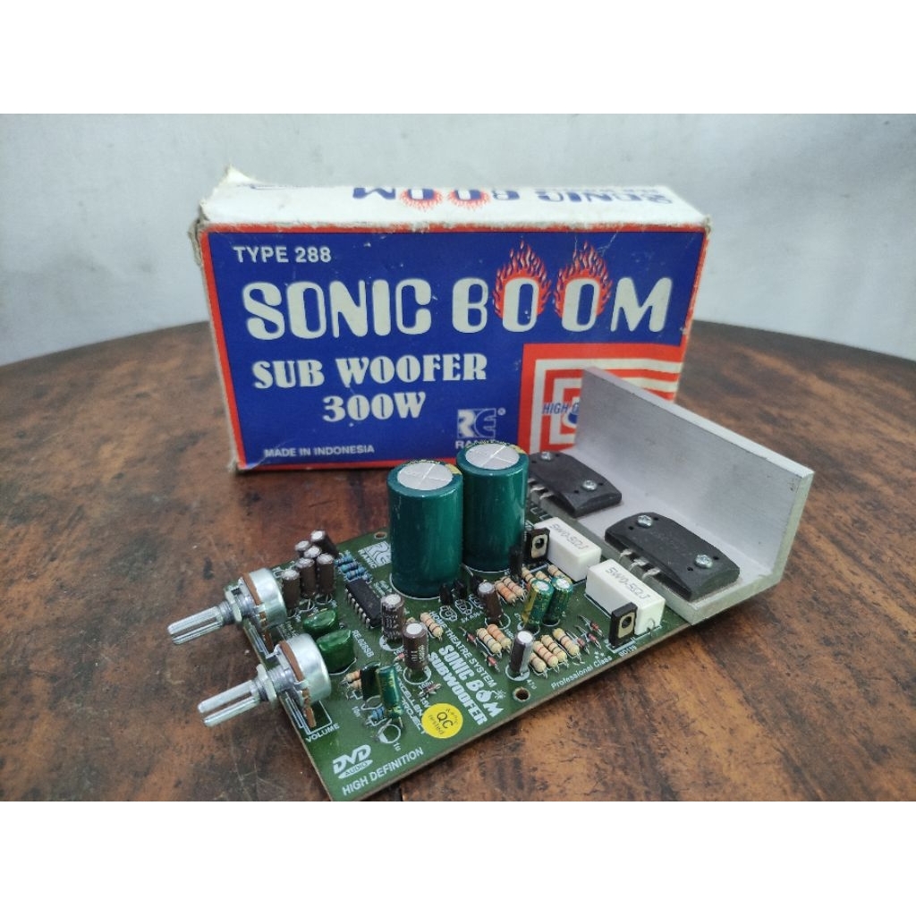 Kit subwoofer Sonic boom 300w