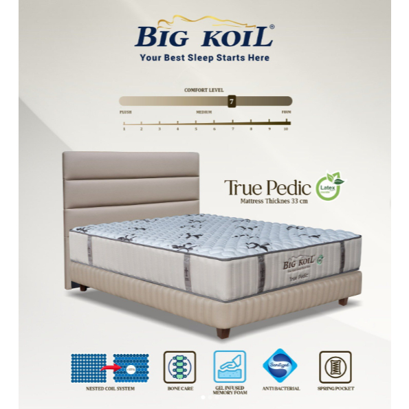 SET Springbed Big Koil True Pedic by Bigland BigKoil