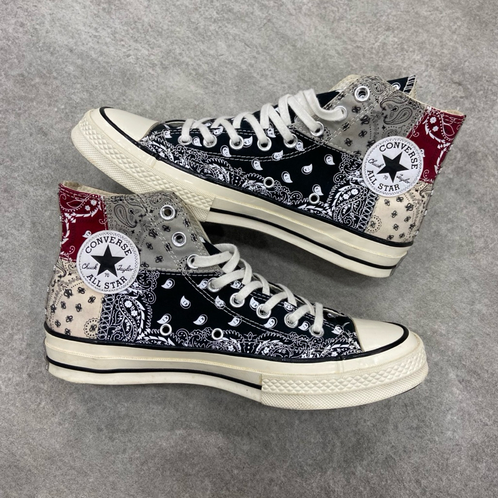 [Size 41.5] Rare Offspring x Converse Chuck 70 High ‘Paisley Patchwork’ 2021 (169880C) Second Origin