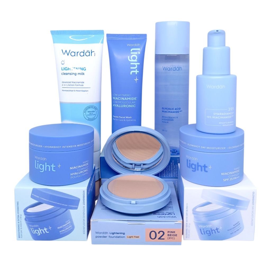 Wardah Paket Lightening Series Seserahan/ Paket Wardah Original Lengkap/ Paket Kosmetik Lamaran
