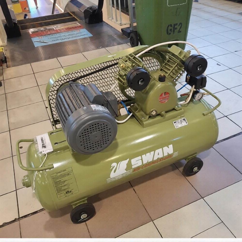 Kompresor Swan 2 HP + Dinamo 3 HP 3 Phase