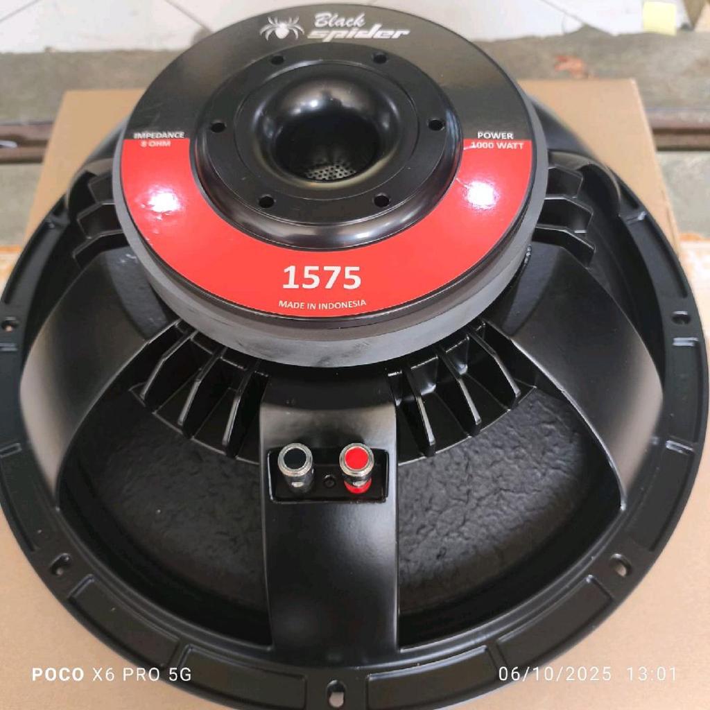 Komponen Speaker Black Spider 15 Inch 1575 original