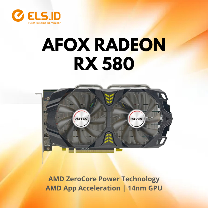 VGA Card Afox Radeon RX 580 DDR5 8GB