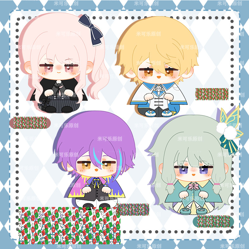 Ready Boneka Project SEKAI Doll Mizuki Aoyama Doll Nene Kusanagi Doll Rui Kamishiro Doll Tsukasa Ten