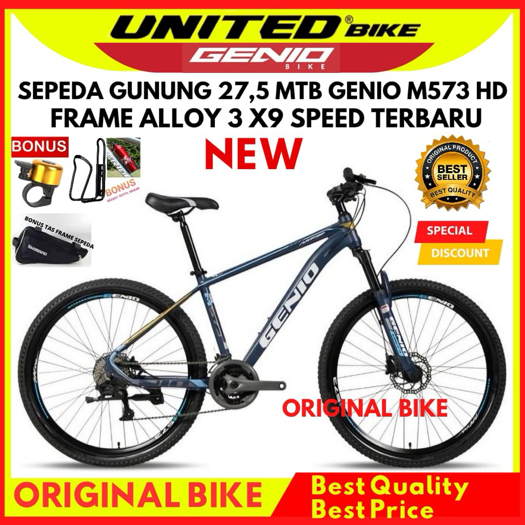 SEPEDA MTB 27.5 GENIO M 573 BY UNITED FRAME ALLOY