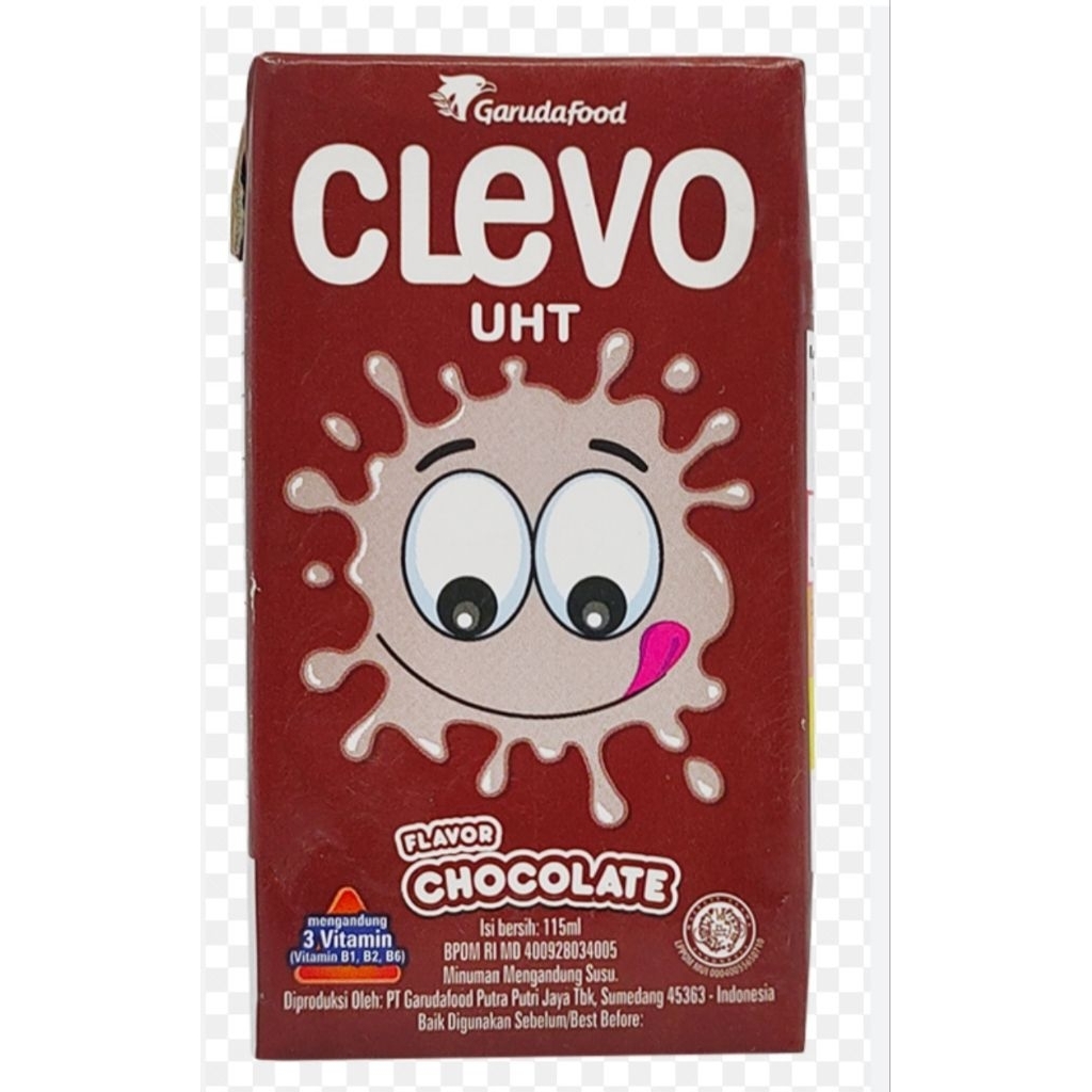 Susu UHT Clevo Rasa Strawberry 115ml - Dus 40pcs