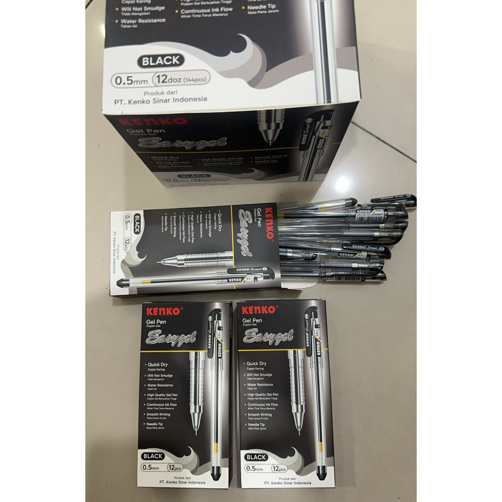 Pulpen / Pen Kenko Easy Gell 1 kotak / 12 pcs