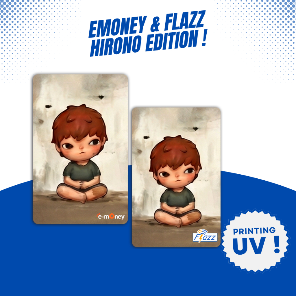 Custom Kartu Hirono - Support NFC - Kartu Emoney Flazz Gen 2 Support NFC