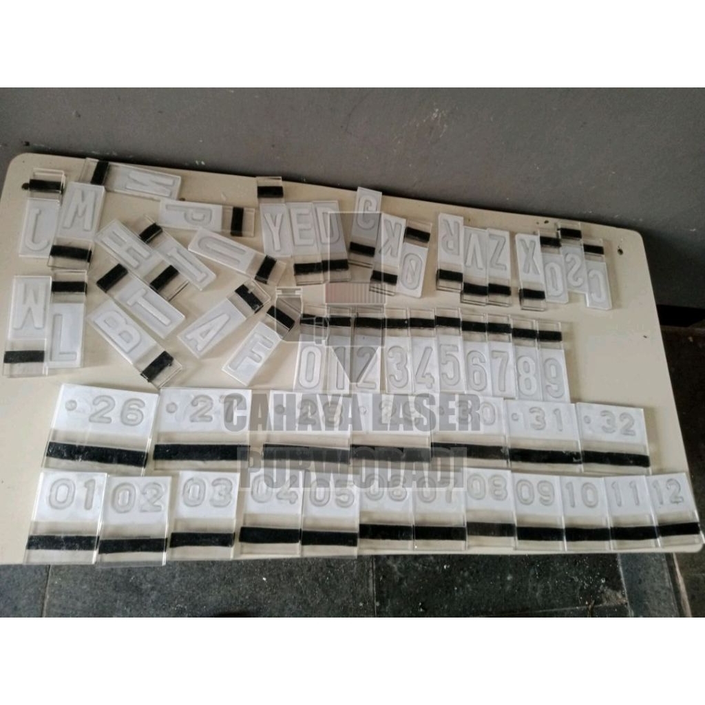 Jalu bikang font standar lama tebal 5mm / jalu bikang font lama / jalu bikang font standar
