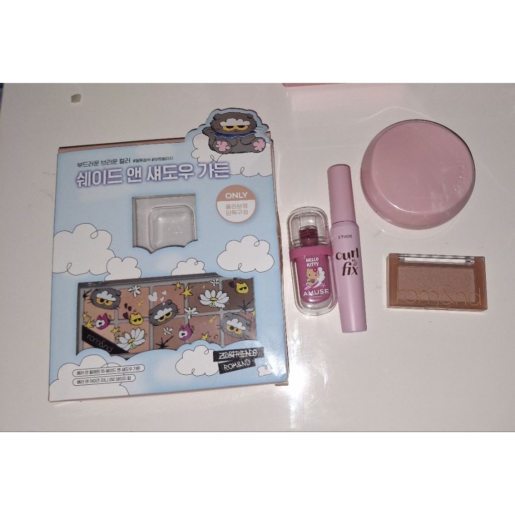 wts new preloved pl romand amuse etude judydoll better than palette cheek blush maskara cushion