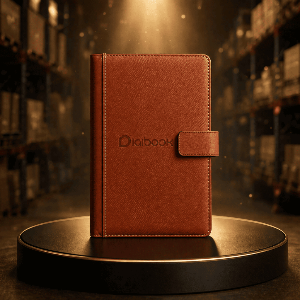 Agenda Kulit Premium – Buku Agenda Kerja Elegan | Notebook Eksklusif Custom Logo Perusahaan
