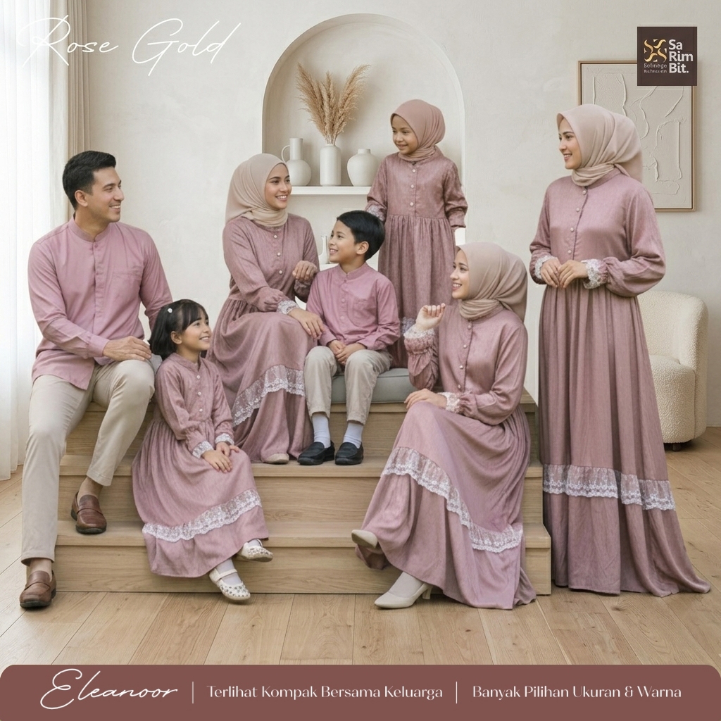 BAJU GAMIS COUPLE KELUARGA LEBARAN IDUL FITRI 2026 / SARIMBIT KELUARGA KEKINIAN