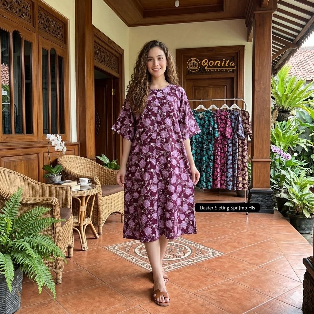 Daster qonita//qonita batik//batik pekalongan ori