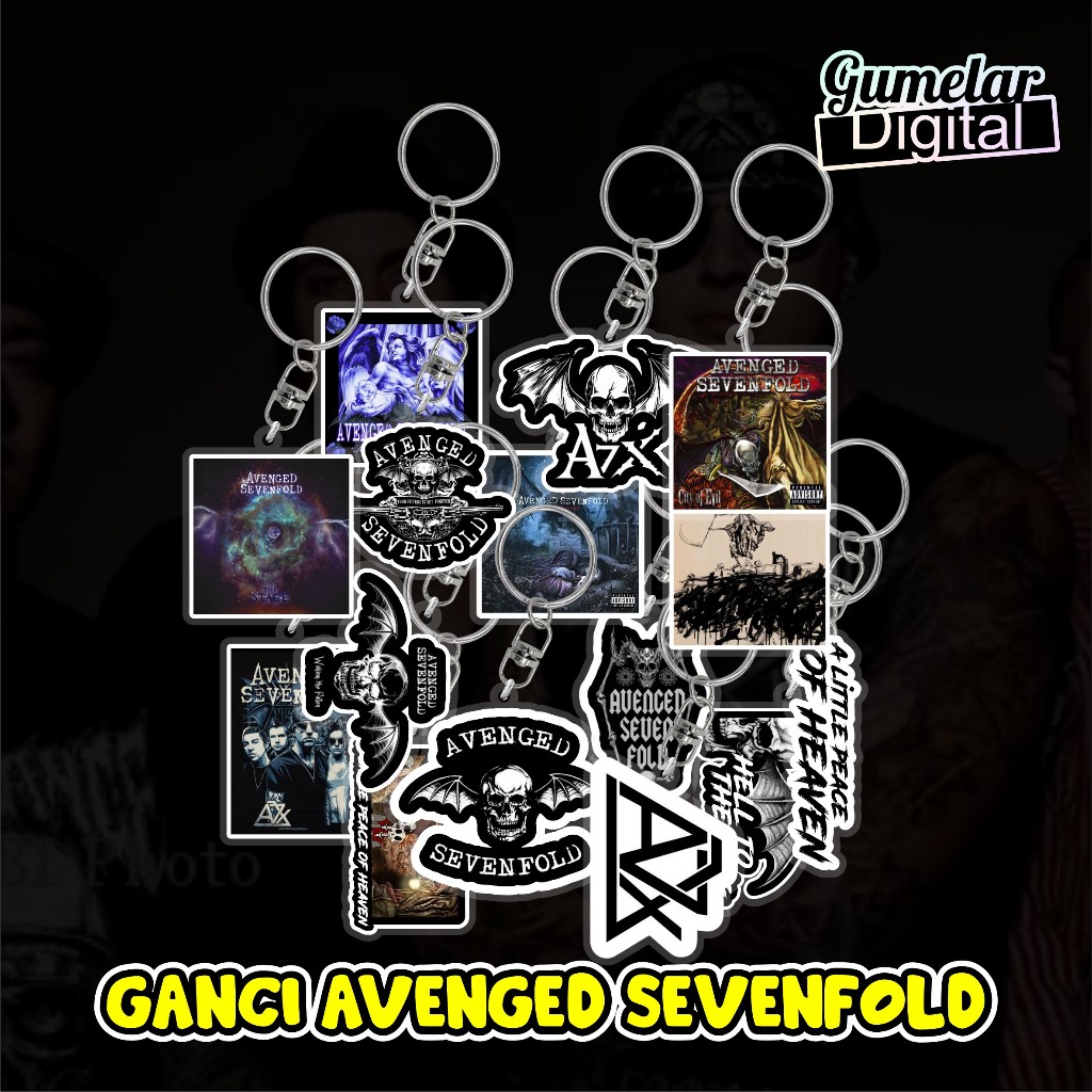 GANCI AVENGED SEVENFOLD GANTUNGAN KUNCI AVENGED SEVENFOLD