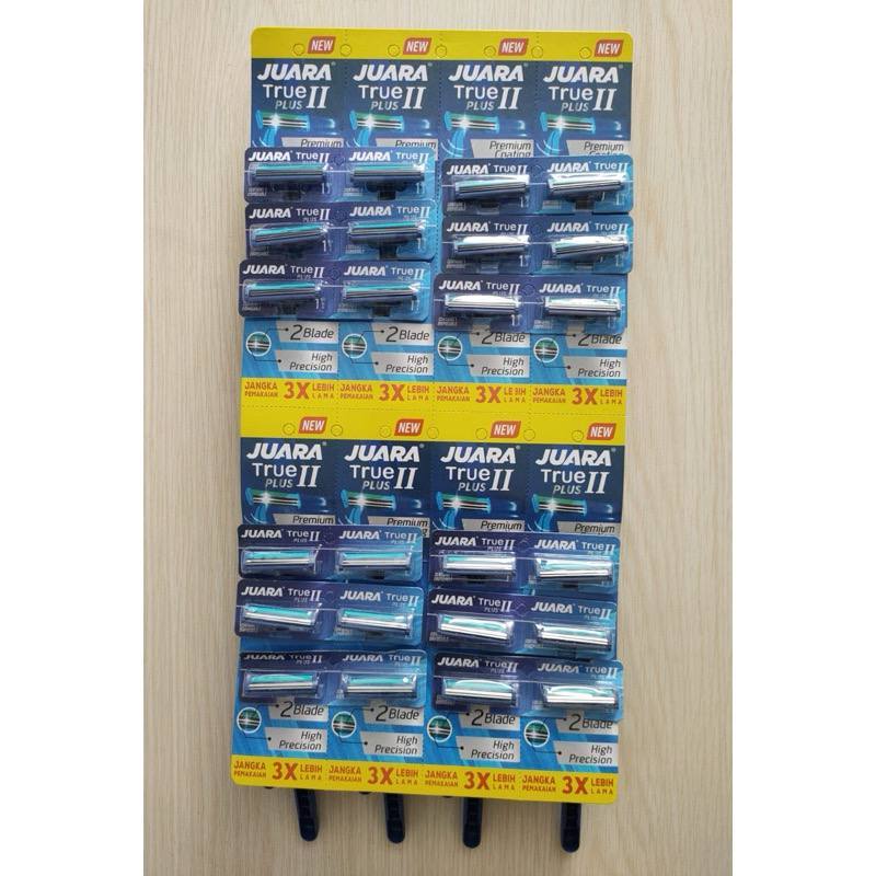 12 pcs - Silet Cukur Manual Alat Cukur jenggot Tajam 3 mata pisau