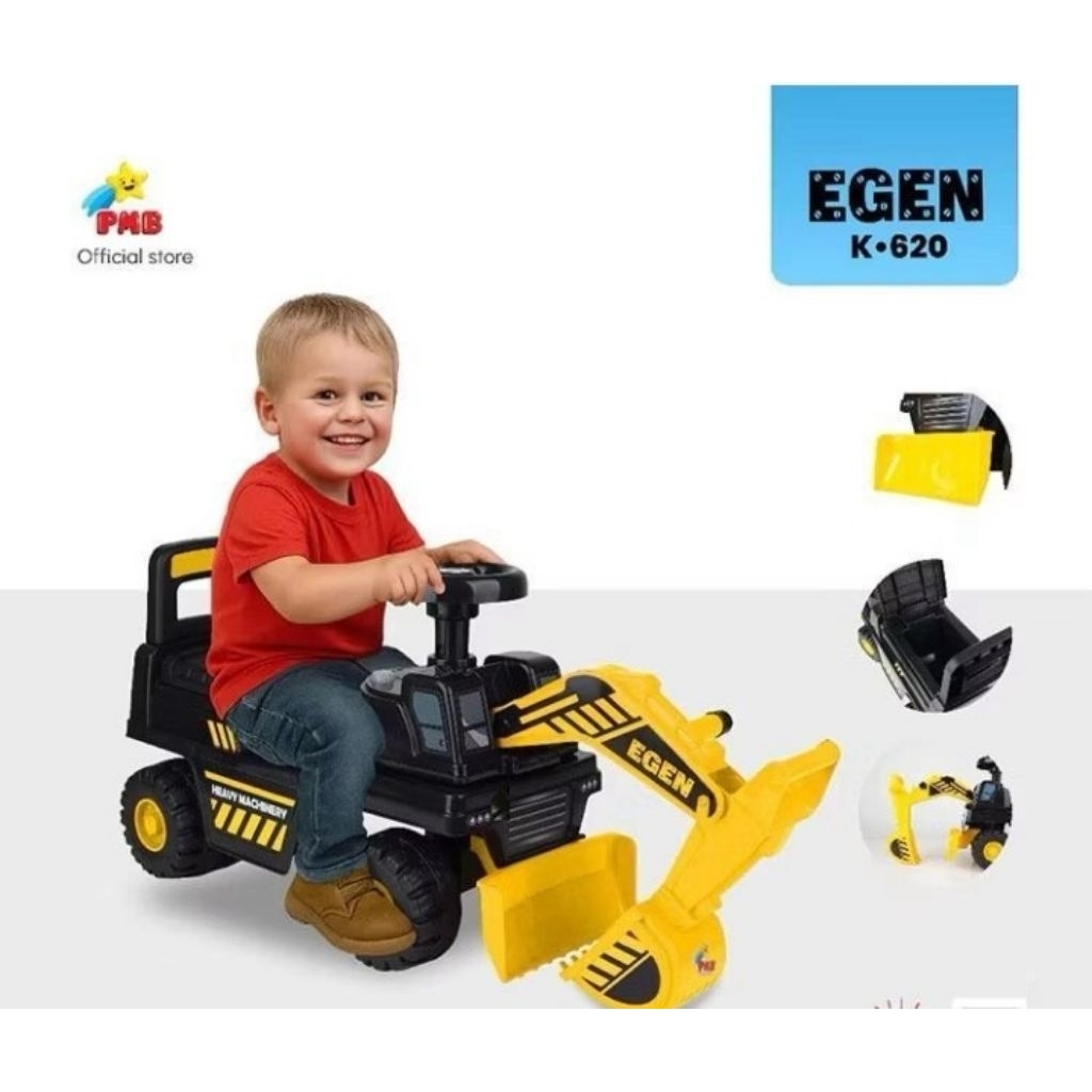 MAINAN MOBIL DORONG EXCAVATOR ANAK/MOBIL DORONG ANAK MURAH EGEN