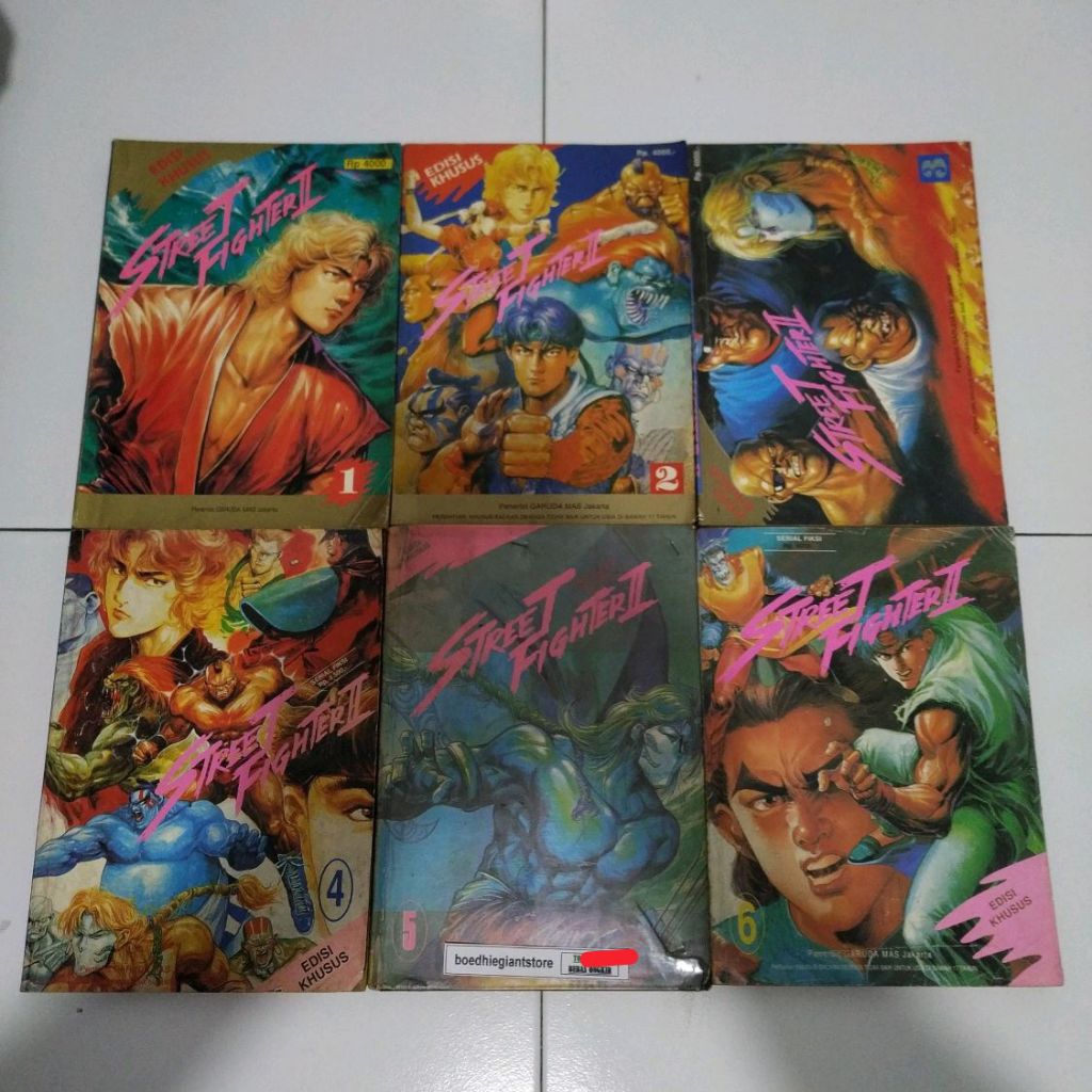 Komik Street Fighter II Edisi Khusus 1-6 tamat, TS