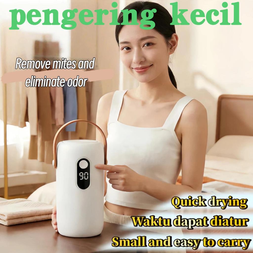 Mini Mesin Pengering Pakaian Portabel Pemanas Pengering Pakaian Lipat Listrik Pengering Otomatis Unt
