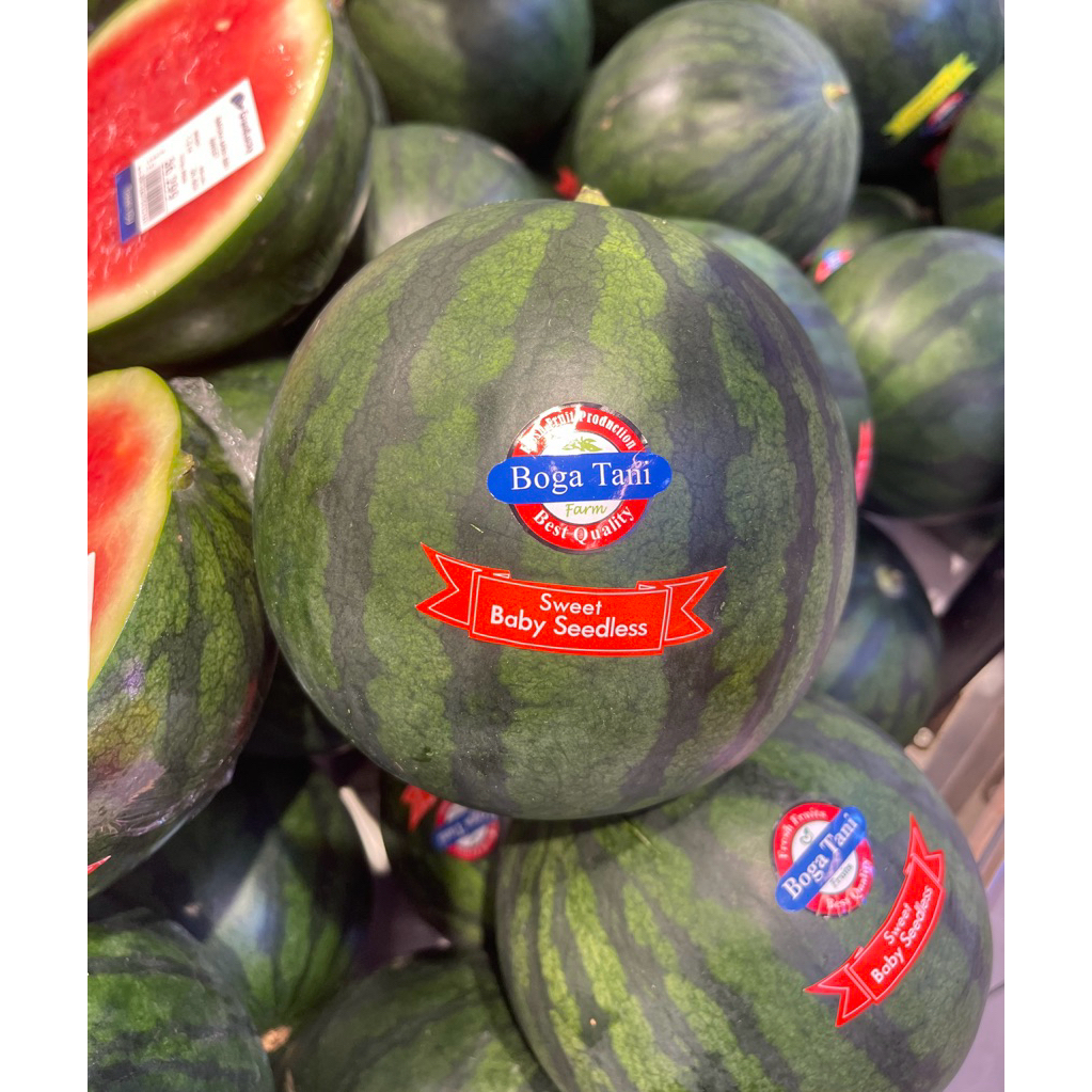 Semangka Merah Boga Tani Super Manis / Semangka Merah Baby Sweet -+2kg