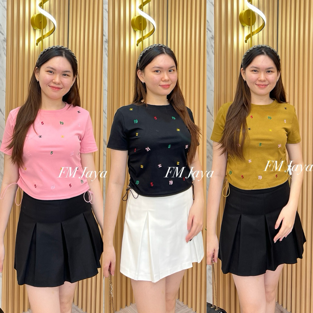 ATASAN SERUT WANITA 8623 || BAJU WANITA FASHION || ATASAN WANITA LENGAN PENDEK