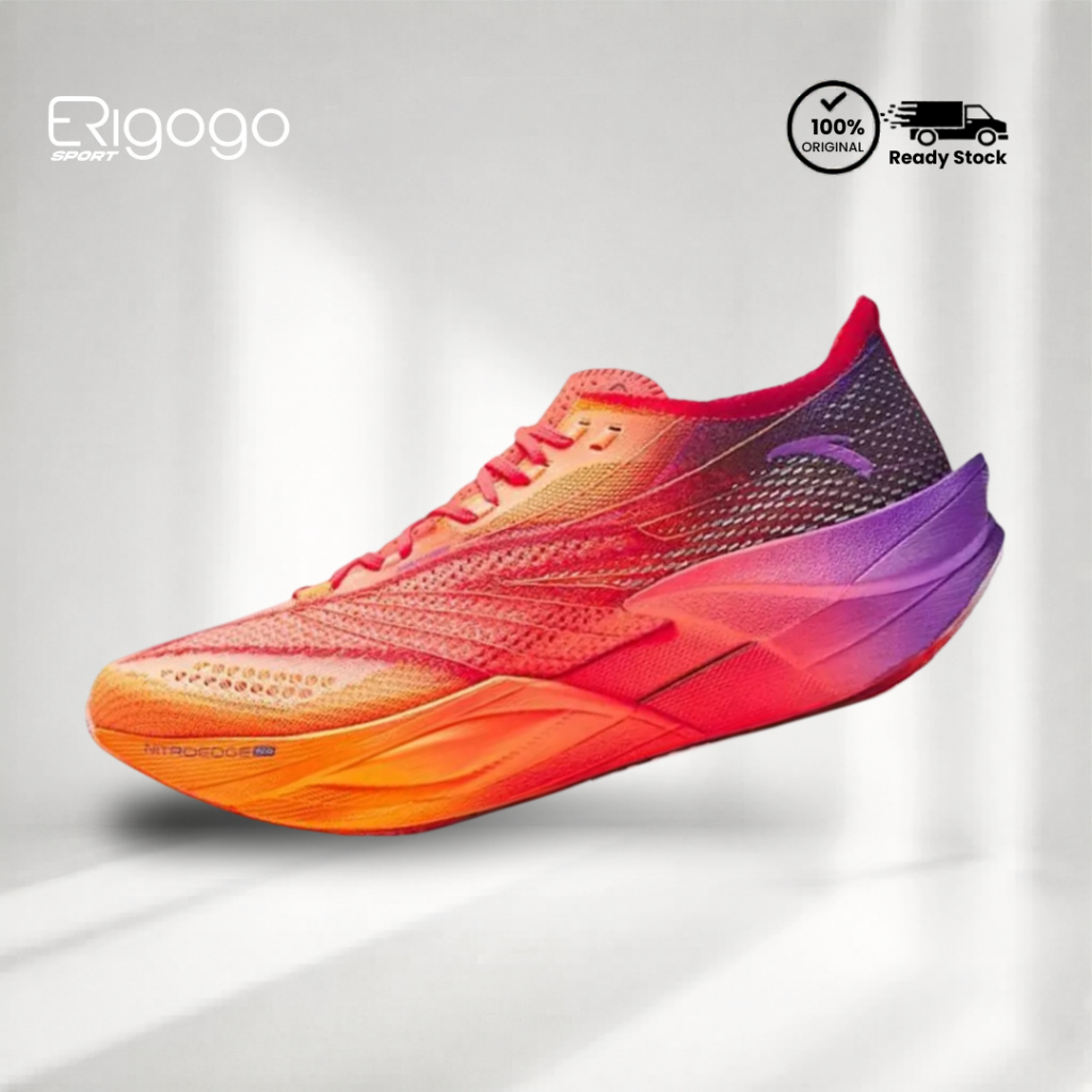 ANTA C202 6.0 Pro Carbon Plate 'Purple Orange' Running Shoes 112445571-1 - Erigogo Sport
