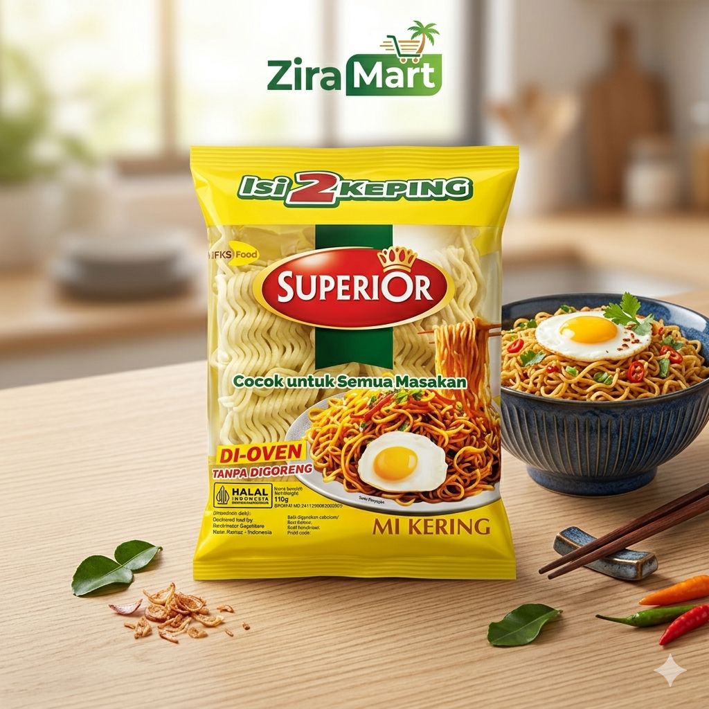 Mie Kering Superior 110gr isi 2 keping