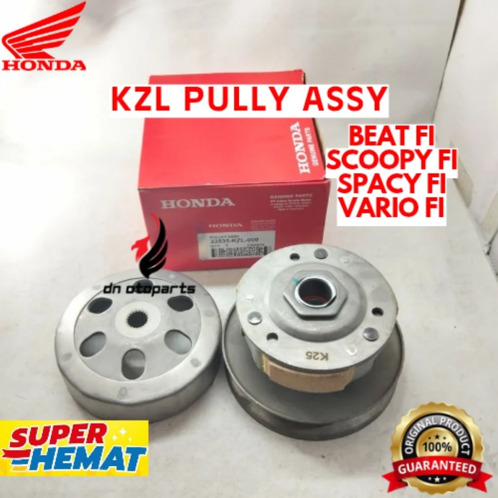 PULLY ASSY ORIGINAL HONDA KODE KZL PULLY ASSY BEAT FI, PULLY ASSY SCOOPY FI, PULLY ASSY SPACY FI, PU