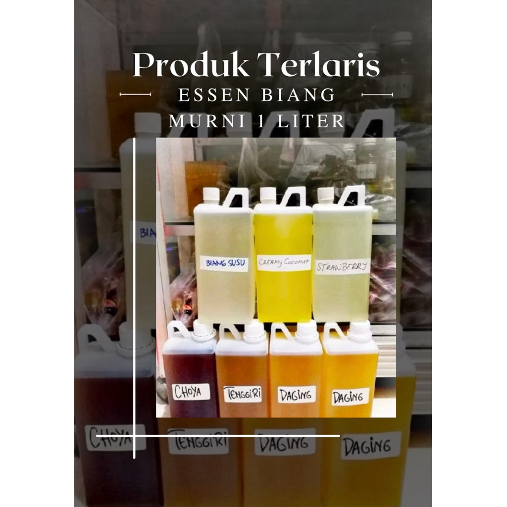 Essen biang murni 1Liter terbaik aroma terlengkap
