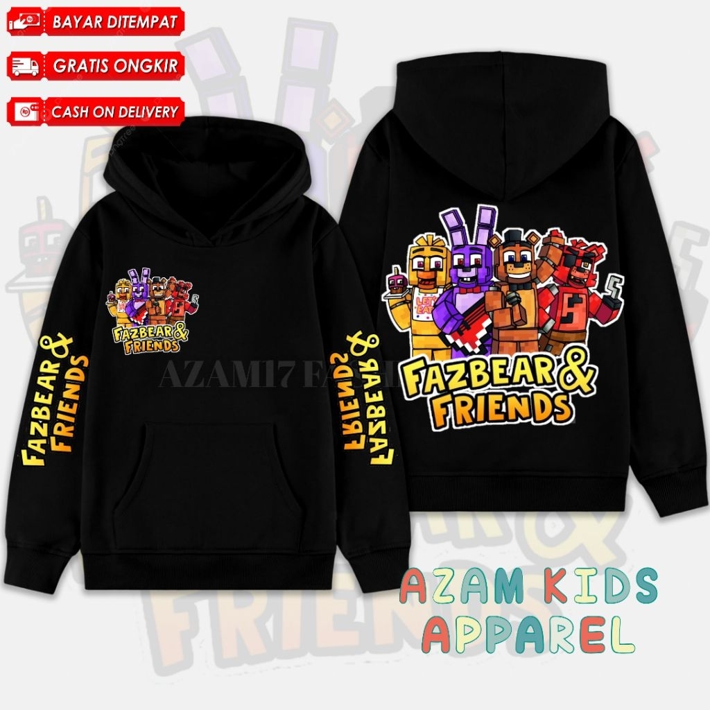 Jaket Hoodie Anak Freddy Fazbear And Friends Free Nama / Hoodie Sweater Anak Five Night At Freddy
