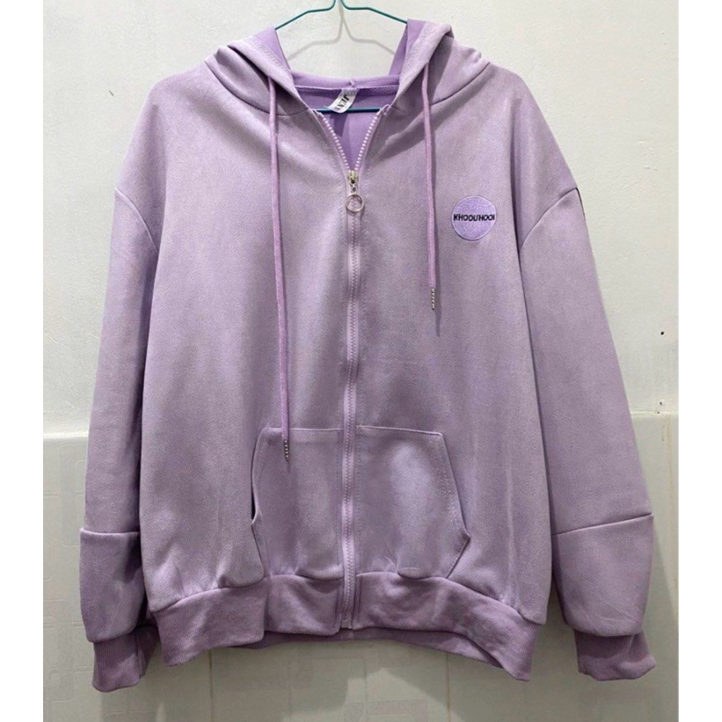jaket ungu lilac