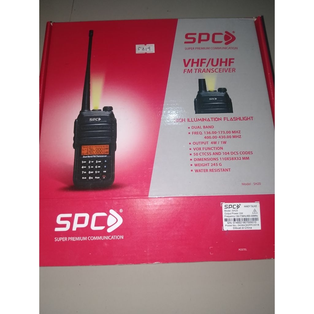 HT VHF/UHF SPC SH-20 5 Watt