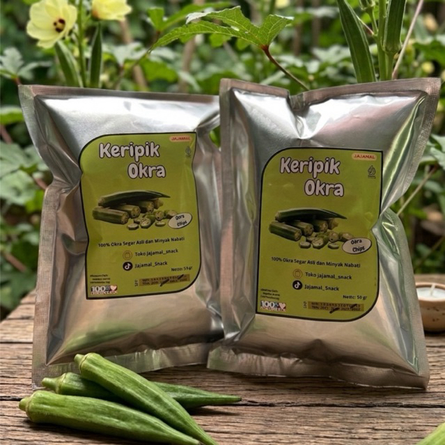 Keripik Okra Crispy Snack Sayur Sehat Tanpa MSG
