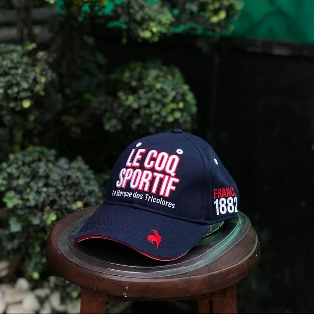 Le Coq Sportif Baseball Cap LG5S Navy BNWT ORIGINAL BARANG RESMI STORE