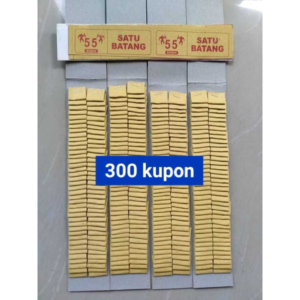 Lotre Cabutan Kosongan Mainan Jadul Isi 300 Kupon Berhadiah