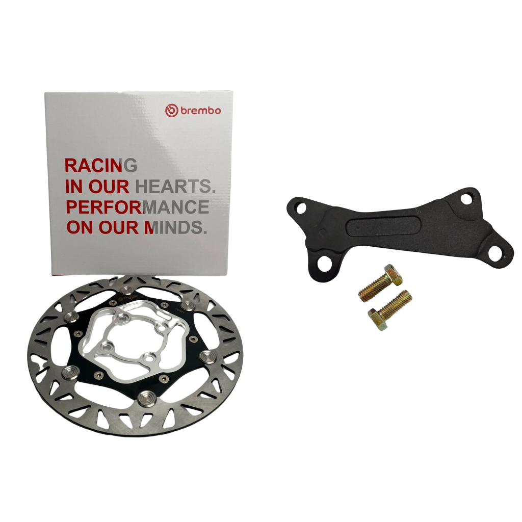 Piringan Cakram Brembo Segitiga Floating CNC Disc 260mm Brembo Mio Vario 150 125 KZR Beat Scoopy - D