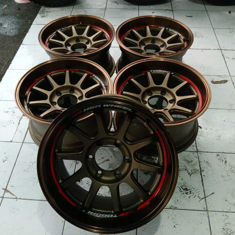 Velg Mobil Bekas Ring 17 Lubang 6 TOBOALI HSR R17 H6X139,7