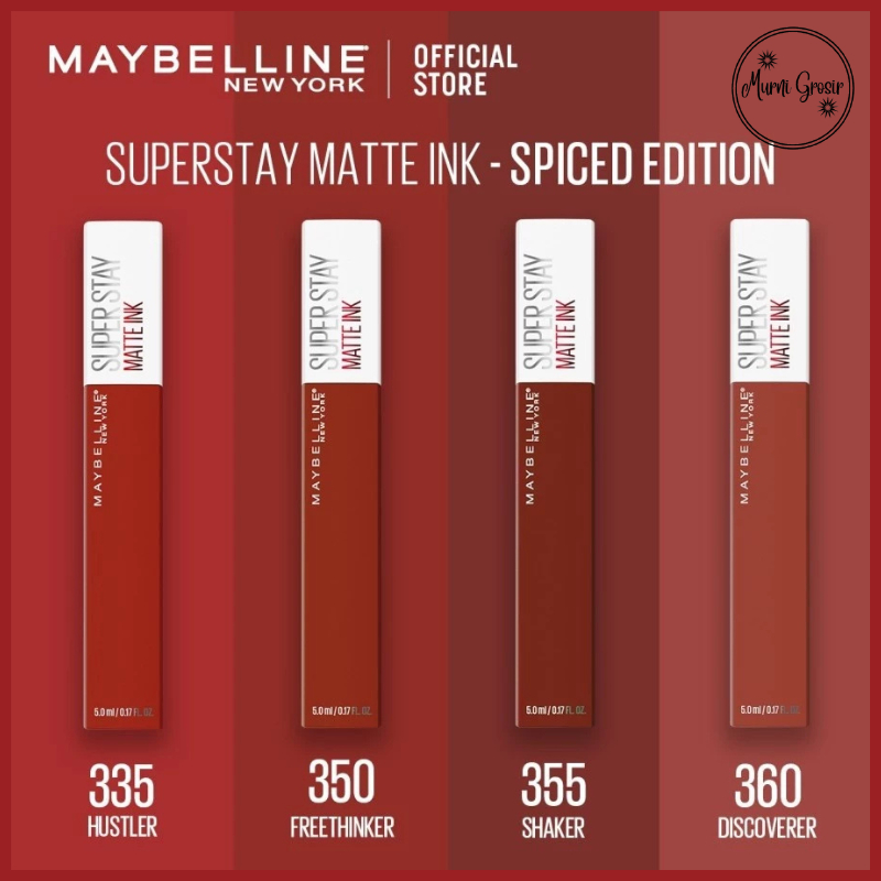Maybelline Superstay Matte Ink Liquid Long Lasting Waterproof Matte Ink | Murni Grosir Nusantara
